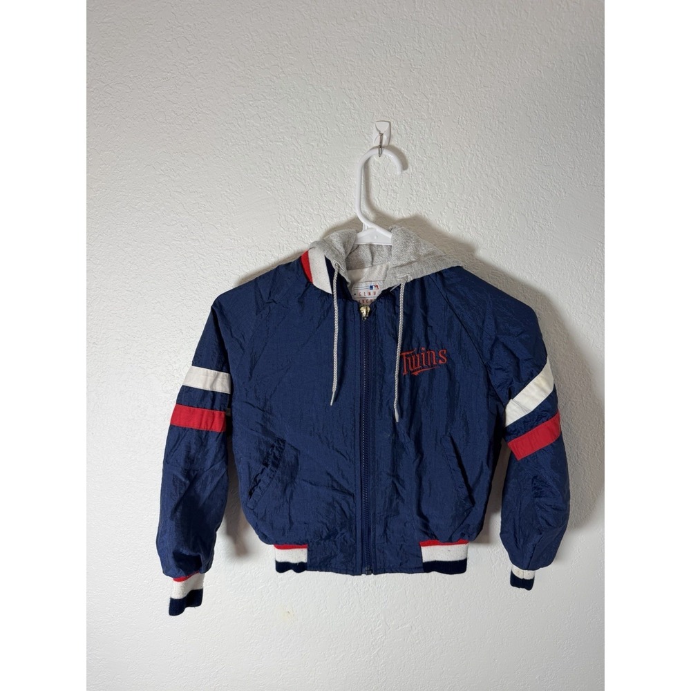 Vintage 90s Minnesota Twins MLB Genuine Youth‎ Bases Loaded Jacket Sz M